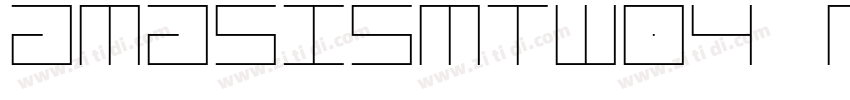 AmasisMTW04 Regular字体转换